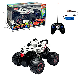 Uzaktan Kumandalı Full Fonksiyon Şarjlı Monster Jeep - Beyaz