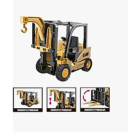 Vardem Sürtmeli Metal Inşaat Aracı Forklift 1:55