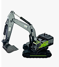 Vardem Sürtmeli Metal Inşaat Aracı 1:55 Ekskavatör Antrasit