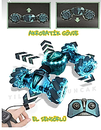 Vardem Bilekten Kontrol Uzaktan Kumandalı Full Fonksiyon Şarjlı 2.4g Şeffaf Işıklı 4x4 Drift Araba