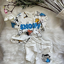 Erkek Çocuk 2’li Takım - Yazlık Snopy