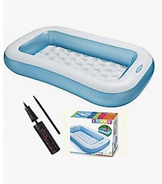 57403 Yumuşak Tabanlı Şişme Havuz 166X100X28 cm + Pompa